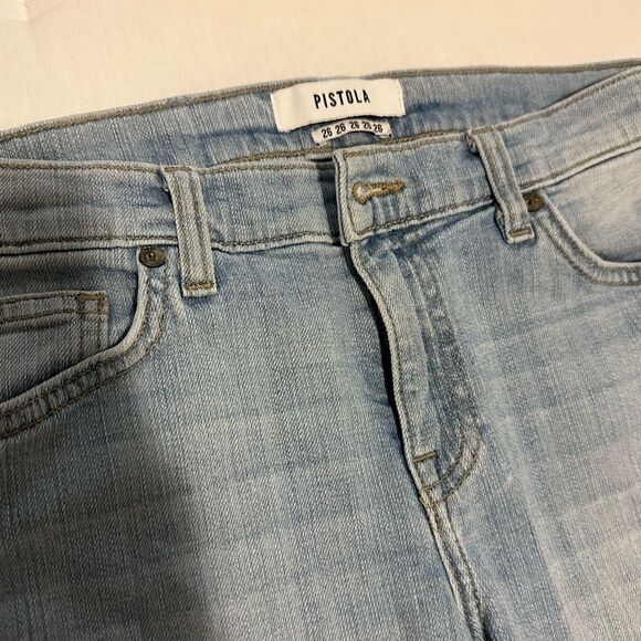 NWOT Pistola Audrey Mid Rise Light Wash Skinny Jeans in Vince Size 26 - Picture 7 of 15
